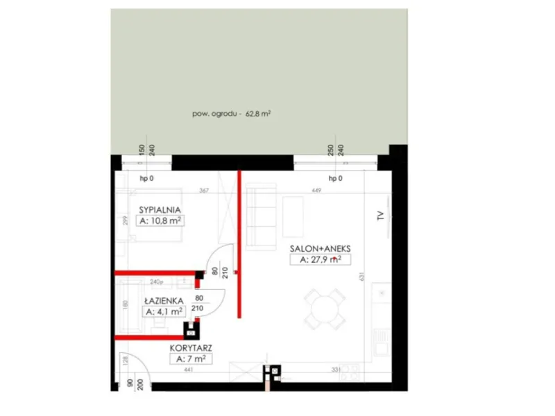 Mieszkanie na sprzedaż, 50 m², Marki