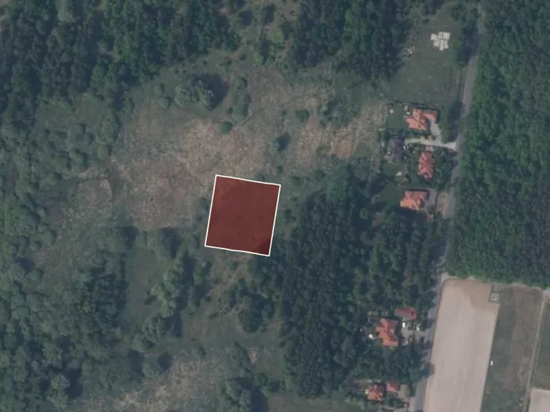 Działka na sprzedaż, 3416 m², Borzęcin Duży